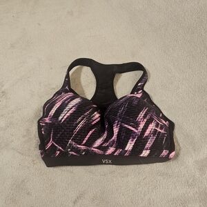 VSX Women's Black and Pink Sports Bra